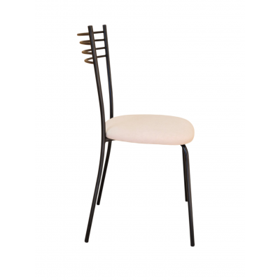 Стул обеденный Котура (Черный/Бежевый)