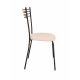 Стул обеденный Котура (Черный/Бежевый)