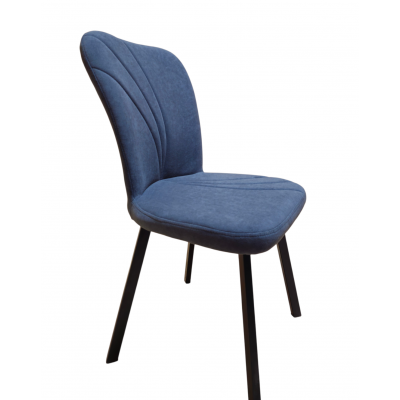 Стул обеденный Мальта ткань Десерт цвет Синий