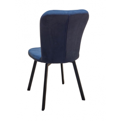 Стул обеденный Мальта ткань Десерт цвет Синий