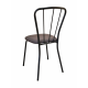 Стул обеденный Нерон (Черный/Шоколад)