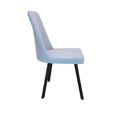 Стул обеденный Ретро ткань Лума цвет Светло-серый