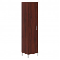 Шкаф-колонка высокая с глухой дверью B 431.6 Бургунди 475х450х2054 BORN