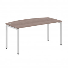 Стол руководителя XSET 169 Дуб Сонома/Алюминий 1600х867х750 XTEN-S