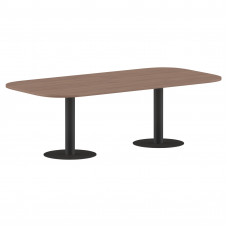 Конференц стол ПРГ-8 Ясень Шимо/Антрацит 2400х1200х750