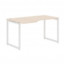 Стол эргономичный XQCET 149(L) Бук Тиара/Белый 1400х900х750