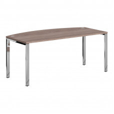 Стол руководителя XGET 189.1 Дуб Сонома/Нержавеющая сталь 1800х914х750 XTEN GLOSS