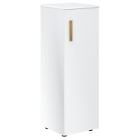 Шкаф колонка со средней дверью и топом FMC 40.1(R) Белый премиум/Белый премиум 404х429х1213 FORTA