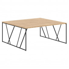 Стол LWST 1716 Дуб Бофорд/Черный 1760х1606х750 LOFTIS