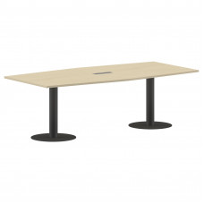 Конференц стол ПРГ-4 Клен*/Антрацит 2400х1200х750 IMAGO