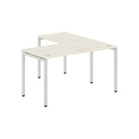 Стол угловой XSCT 1415 Сосна Эдмонт/Алюминий 1400х1500х750 XTEN-S