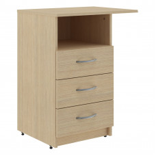 Тумба приставная SC-3D.2A Легно светлый 600х450х760 SIMPLE