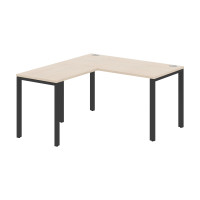 Стол угловой XS6CT 1415 Бук Тиара/Антрацит 1400х1500х750 XTEN-S60