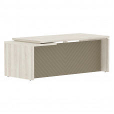 Стол руководителя TLCT 209(R) Сосна Эдмонт Z/Капучино 2000х900х750 TORR LUX