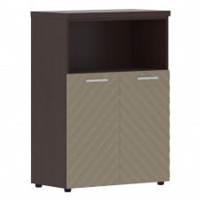 Шкаф с глухими малыми дверьми и топом TLMC 85.3 Капучино/Венге Магия Z 856х450х1203 TORR LUX