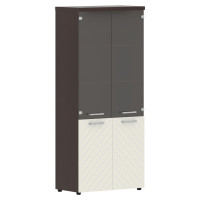 Шкаф комбинированный с топом TLHC 85.2 Латте/Венге Магия Z 856х450х1968 TORR LUX