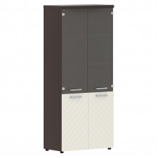 Шкаф комбинированный с топом TLHC 85.2 Латте/Венге Магия Z 856х450х1968 TORR LUX