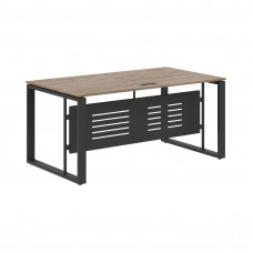 Стол руководителя EST 169M Кария Пальмира/Антрацит 1600х900х750 ENIO