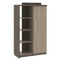 Шкаф СФ-534172 Бетон чикаго тем F187 ST9/Дрифтвуд H3090 ST22 1037х454,5х1770 WOOD&STONE