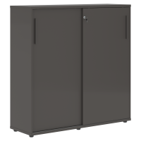 Шкаф средний с дверьми купе EMC 1343 Мокко/Мокко/Мокко 1346х430х1355 EDIS