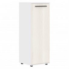 Шкаф средний узкий EMCS 42.1 Ясень Траун/Мокко/Белый 426х430х1199 EDIS