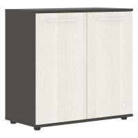 Шкаф малый широкий ELCS 85.1 Ясень Траун/Белый/Мокко 852х430х832 EDIS