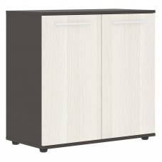 Шкаф малый широкий ELCS 85.1 Ясень Траун/Белый/Мокко 852х430х832 EDIS