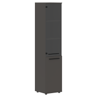 Шкаф высокий узкий EHCS 42.2 Мокко/Черный/Мокко 426х430х1967 EDIS