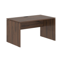 Стол прямой EDST 1380 Дуб Денвер тёмный/Черный 1360х800х750 EDIS