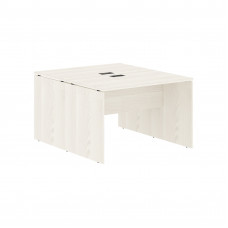 Стол двойной ED2ST 1167 Ясень Траун/Черный 1160х1346х750 EDIS