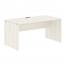 Стол прямой EDST 1580 Ясень Траун/Черный 1560х800х750 EDIS