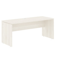 Стол прямой EDST 1767 Ясень Траун/Белый 1760х670х750 EDIS