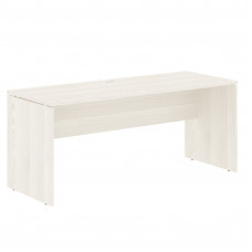 Стол прямой EDST 1767 Ясень Траун/Белый 1760х670х750 EDIS