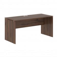 Стол прямой EDST 1567 Дуб Денвер тёмный/Белый 1560х670х750 EDIS