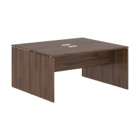 Стол двойной ED2ST 1567 Дуб Денвер тёмный/Белый 1560х1346х750 EDIS