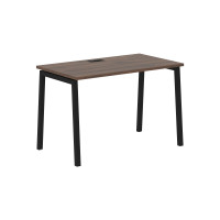 Стол прямой ELST 1167 Дуб Денвер тёмный/Черный 1160х670х750 EDIS