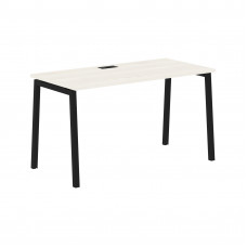 Стол прямой ELST 1367 Ясень Траун/Черный 1360х670х750 EDIS