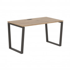 Стол прямой EVST 1380 Дуб Денвер светлый/Мокко 1360х800х750 EDIS