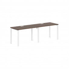 Стол 2-х местный EUWST 2367 Дуб Денвер тёмный/Белый 2326х670х750 EDIS