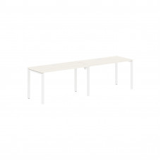 Стол 2-х местный EUWST 2767 Ясень Траун/Белый 2726х670х750 EDIS
