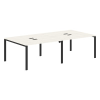 Стол 4-х местный EUWST 2713 Ясень Траун/Черный 2726х1346х750 EDIS