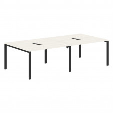 Стол 4-х местный EUWST 2713 Ясень Траун/Черный 2726х1346х750 EDIS