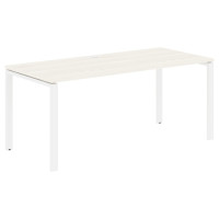 Стол прямой EUST 1780 Ясень Траун/Белый 1760х800х750 EDIS