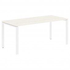 Стол прямой EUST 1780 Ясень Траун/Белый 1760х800х750 EDIS