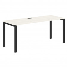 Стол прямой EUST 1767 Ясень Траун/Черный 1760х670х750 EDIS