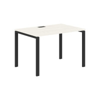 Стол прямой EUST 1180 Ясень Траун/Черный 1160х800х750 EDIS