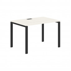 Стол прямой EUST 1180 Ясень Траун/Черный 1160х800х750 EDIS