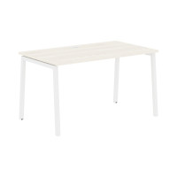 Стол прямой ELST 1380 Ясень Траун/Белый 1360х800х750 EDIS