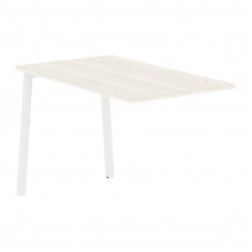 Брифинг-приставка ELB 1167 Ясень Траун/Белый 1160х670х750 EDIS