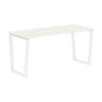Стол прямой EVST 1567 Ясень Траун/Белый 1560х670х750 EDIS